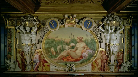 The Nymph of Fontainebleau, Decorative Scheme in the Gallery of Francis I (detail)